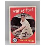 1959 Topps #430 Whitey Ford HOF Yankees Indents