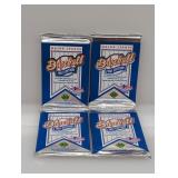 (4) 1991 Upper Deck Baseball High & Low Card Packs