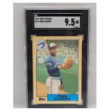 1987 Topps Trd. #74T Fred Mcgriff RC SGC 9.5