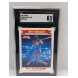 1991 Score HL #420 Bo Jackson SGC 8
