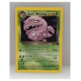2000 Pokemon Team Rocket Dark Weezing #31