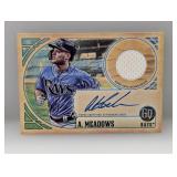 2021 Austin Meadows Topps GQ Auto Jersey /50
