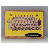 1962 Topps #132 - Angels Team Card Crease