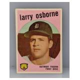 1959 Topps Larry Osborne High # Tigers Surface