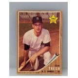 1962 Topps #31 - Tom Tresh "Yankees" Surface