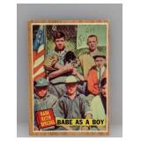 1962 Topps #135 Babe As A Boy HOF Yankees