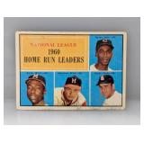 1961 Topps Ldrs Banks Aaron Mathews and Boyer C/S
