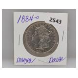 1884-O 90% Silv Morgan $1 Dollar