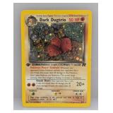 2000 Pokemon 1st Ed Dark Dugtrio Holo #6 DMG