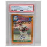 2025 Bowman Thomas Saggese Auto #3/25 PSA 9