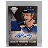 2013-14 Titanium HOF Al MacInnis Auto & Relic /50