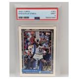 1992 Topps Shaquille Oneal Rookie #362 PSA 9