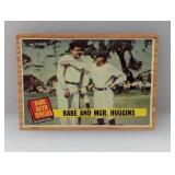 1962 Topps #137 Babe and Mgr Huggins