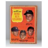 1962 Topps #53 AL Home Run Ldrs Mantle HOF Yankees