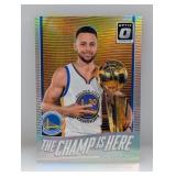 2017-18 Curry Optic The Champ Is Here Silver Prizm