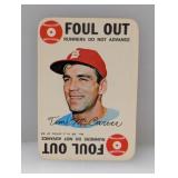 1968 TOPPS GAME CARD Baseball TIM McCARVER HOF 18