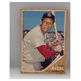 1962 Topps #50 Stan Musial HOF Cardinals