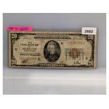 1929 Philadelphia $20 Natl Currency