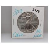 2013 1oz .999 Silv Eagle $1 Dollar