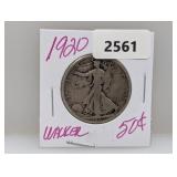 1920 90% Sil Walker Half $1 Dollar
