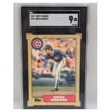 1987 Topps Trd. #70T Greg Maddux RC SGC 9
