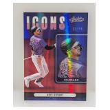 58/99 2022 Panini Absolute Icons Kris Bryant I-13