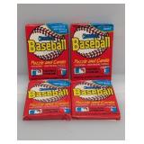 (4) 1988 Donruss Baseball Packs