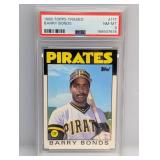 1986 Topps Traded Barry Bonds #11t PSA 8