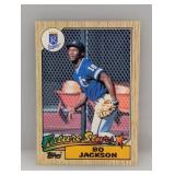 1987 Topps Bo Jackson RC Future Stars Stain