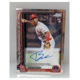 2025 Topps Chrome. Thomas Saggese RC Autograph #
