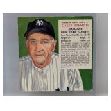1953 RED MAN TOBACCO CASEY STENGEL HOF 1A Stain