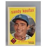 1959 Topps Baseball #163 Sandy Koufax HOF Dodgers