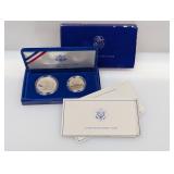 1986 US Liberty Two Coin Set