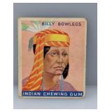 1933 GOUDEY GUM BILLY BOWLEGS INDIAN GUM SERIES 44