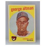 1959 Topps #512 - George Altman (High #) "Cubs"
