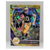 2021 Tom Brady Prizm DP Gold Cracked Ice Prizm