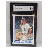1982 Topps #475 Alan Trammell SGC 9
