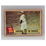 1962 Topps Coaching for the Dodgers HOF Yankees