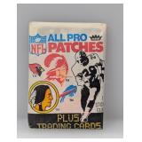1977 Fleer NFL All Pro Patches Pack