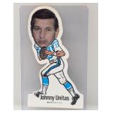 1972 NFLPA VINYL STICKERS JOHNNY UNITAS HOF