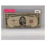 1953-B Red Seal $5 Star Note