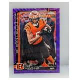11/75 2025 Topps Chrome Tee Higgins Purple Wave