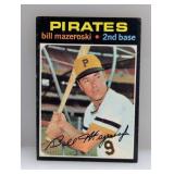 1971 TOPPS Baseball BILL MAZEROSKI HOF 110 Surface