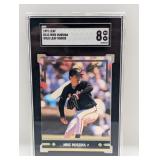 1991 Leaf Gold RC #BC12 Mike Mussina HOF SGC 8