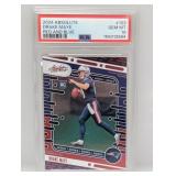 2024 Absolute Drake Maye RC Red & Blue 103 PSA 10