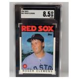 1986 Topps #661 Roger Clemens SGC 8.5