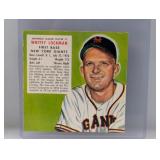 1953 RED MAN TOBACCO WHITEY LOCKMAN 7N Creases