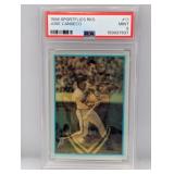 1986 Sportflics Rookies Jose Canseco #11 PSA 9