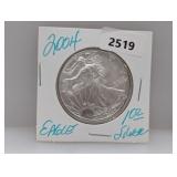 2004 1oz .999 Silv Eagle $1 Dollar