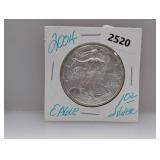 2004 1oz .999 Silv Eagle $1 Dollar